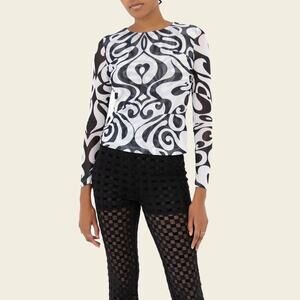 Find Me Now Dream On Mesh Top